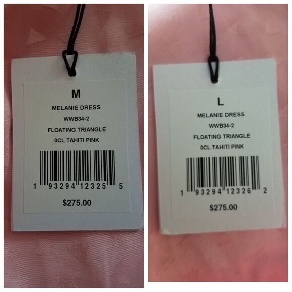 NWT|Onia Melanie Pink Midi Dress/Bathing Suit Coverup, Medium & Large - Picture 7 of 7